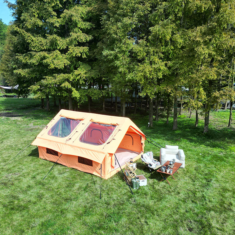 Nadmuchiwany namiot 12m² RBM z panoramicznym świetlikiem