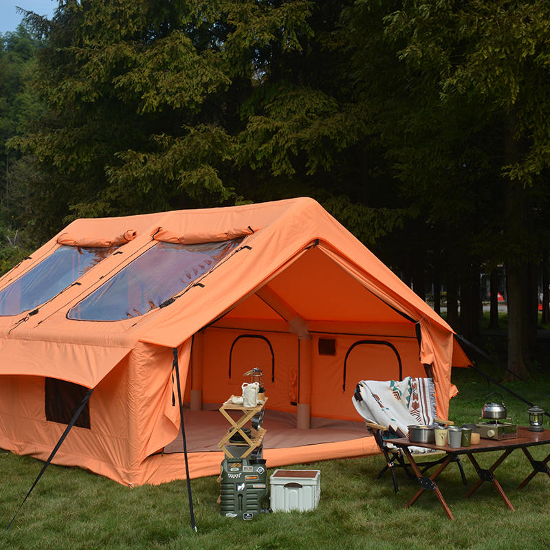 Nadmuchiwany namiot 12m² RBM z panoramicznym świetlikiem